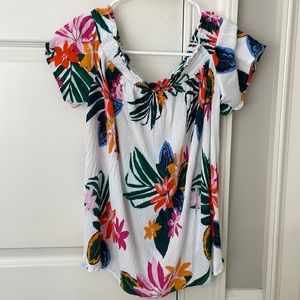 Old Navy Floral Shirt- Medium